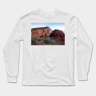 Ladram Bay Jurassic Devon England Long Sleeve T-Shirt